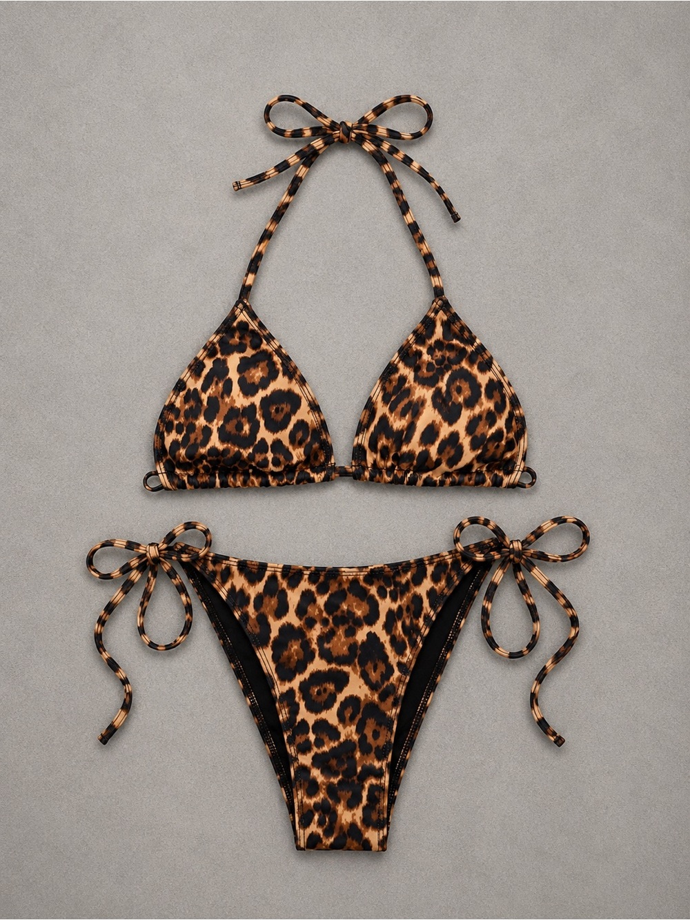 Soly Hux Women's Leopard Bikini Set W/ Skirt Size XS